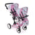 Poussette double pour poupées Linus Duo Flowers