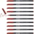 Lot de 10 feutres de coloriage pointe balle 1 mm - EDDING - Marron - 1200