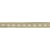 Bobine 25m galon marron Pois Blanc en lin 11mm