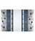 Tissu coton nappe placé de 160 cm de largeur montmirailpetrole vendu par 50 cm