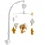 Mobile musical  en velours blanc