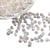 200 PERLES TOUPIES bicone a facettes Acrylique Transparent avec reflets AB 6 mm - creation bijoux
