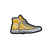 Ecusson thermocollant baskets jaune 4,3cm x 3,1cm