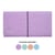 Pochette trieur - Petit trieur - 26x13 cm - 6 compartiments - Couleurs pastel