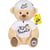 Peluche - Peluche Officielle Ours Tour de France "Maillot et Casquette Meilleur Jeune Vainqueur blanc" – 24 cm