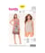 Patron Burda 6969 Robe et haut taille n°FR 34-46