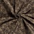 Tissu Jersey Milano Lace Fleuris sur fond Camel