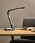 Lampe de Bureau Noire en Matière Synthétique avec 3 Modes CCT Port USB Abat-Jour Réglable