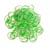 Loom - 200 élastiques Loom Bicolore Vert Blanc