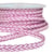 Bobine 15m Galon tressé Rose/parme 12mm