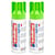 Lot de 2 Sprays 200ml Peinture Permanent 5200 Vert Fluorescent Mat EDDING
