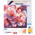 Mini Diamond Painting Broderie Diamant Figured’Art 25x25cm toile tendue sur châssis en bois - diamants ronds - Floraison des Cerisiers
