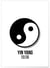Affiche Yin Yang | A3 : 29,7x42cm
