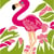 LUC - Kit canevas Soudan Flamand rose 25x25cm