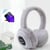 Casque Bluetooth Hiver Oreillettes Chaudes Antivent Pour Hommes Et Femmes Blanc Gris YONIS