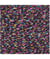 Fil à broder - noir métallique - effet arc-en-ciel