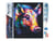 Diamond Painting Broderie Diamant Figured’Art 40x50cm toile entière roulée avec diamants carrés - Sanglier Coloré Abstrait