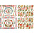 Découpes vintage, petites fleurs, feuille 16,5x23,5 cm, 2 flles/ 1 Pq.