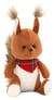 Peluche Écureuil - Orange Toys Life - 20 cm