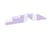 Passerelle 5 blocs blanc lilas - Velinda