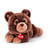 peluche Ourson Teo Marron fonce - Trudi - Beige