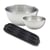 Set de 4 ustensiles de pâtisserie moule à gâteaux 2 bols et spatule Silicone fibre de verre Silicone fibre de verre Zenker  Silicone fibre de verre