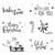 Tampon Clear Stamps Christmas Greetings 7 motifs