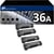 Pack 4 Toners compatible HP 36A noir - 123CONSOMMABLES