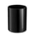 Pot à crayons - Noir - Plastique - 6,8cm diamètre - Bureau - Wonday
