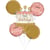 Bouquet de 5 Ballons Aluminium Gâteau Happy Birthday