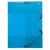 Chemise à élastique 3 rabats Polypropylène 5/10e Crystal Colours - A4 - Couleurs assorties - x 25 - Exacompta