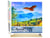 Peinture par Numéro Figured'Art - Aigle et Paysage de Suisse - Kit de Loisir Créatif DIY Numéro d'Art Complet - 40x50cm toile roulée + châssis en bois à monter