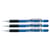Lot de 3 Porte-mines PENTEL Hi-Graph Corps Bleu - Pointe 0,7 mm