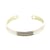 Bracelet Cuivre avec Aimants Jonc Arrondi 3 Métaux - Omsaé
