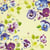 Lot de 4 serviettes en papier découpage collage 33 cm FLEUR PENSEES FA 2034