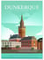 Affiche ville Dunkerque | A3 : 29,7x42cm