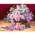 Princesse - Canevas antique Bouquet de pivoine Rafael Angelo 50x65cm