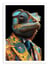 Affiche 30 x 40 cm - Chameleon Wild Suits - Philippe Hugonnard
