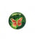 Ecussons Thermocollant Nature fond vert diamètre 5 cm - Mediac Papillon Vert