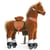 Poney marron avec sabots blanc - PonyCycle