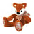 Doudou copains calins renard 25 cm - Doudou et Compagnie - Marron