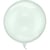Ballon Aluminium Hélium   Boule Vert Transparent   Ø 40 cm