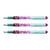 Lot de 3 Stylos plume jetable PILOT V-Pen - Rose - Pointe moyenne