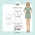 Patron Craftine Combi-short Kiwi - Format Papier