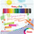 18 feutres de coloriage - Pour enfant - Pointe moyenne - Lavable - Pentel Arts