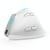 Souris Ergonomique Sans Fil 9 Boutons Avec Prise Verticale Et Lumières RGB Blanc YONIS
