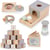 Jeux Éveil Sensoriel Montessori en Bois, Boîte éducative Enfant, 6 Jouets Éducatifs