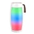 Enceinte Bluetooth 5W Son Puissant Basses Profondes Lumière RGB Autonomie 90min Blanc YONIS
