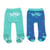 2 paires de collants : verte + bleu baby born 43 cm - zapf creation