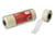 Étiquettes rectangles 26 x 16 mm blanc adhésif permanent bords sinusoïdal 6 u.
